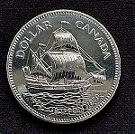  CANADA 1 DOLLAR 1979. ασημένιο