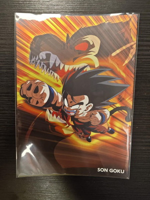 Dragon Ball postcard Kid Son Goku like new (10x15cm)