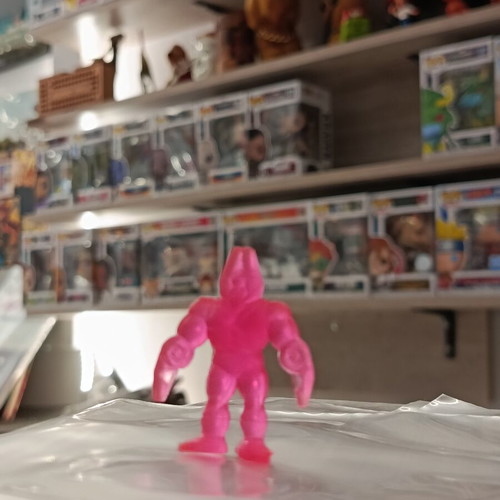 Exogini transparent pink figure like new