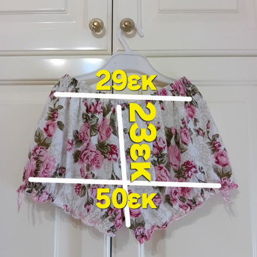 Cootaiya top and shorts set new, medium, white and pink cotton