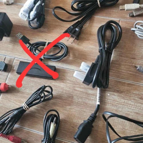Used cables, bundle