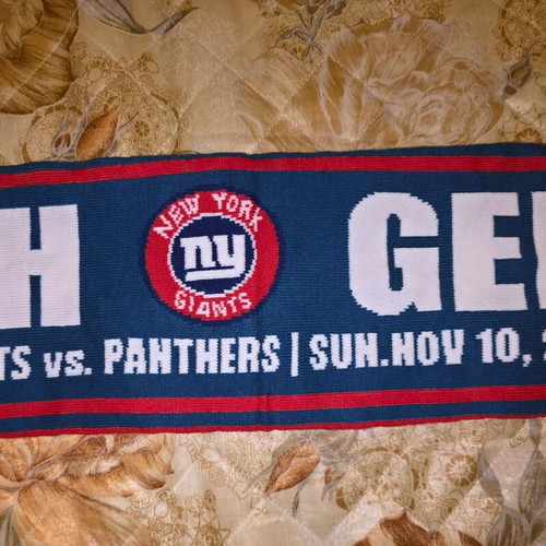 Official New York Giants fan scarf like new, match edition