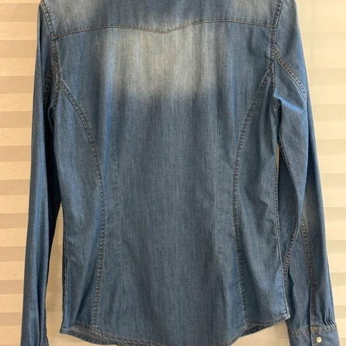 Women’s denim shirt Benetton like new, light blue