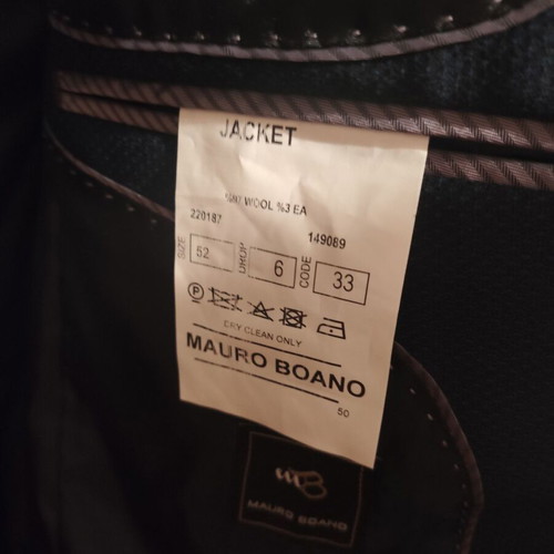 Mauro Boano men's jacket like new, blue, size L