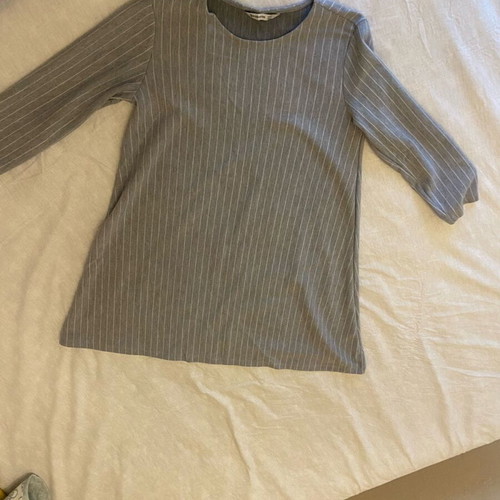Stradivarius gray mini dress A-line medium size like new