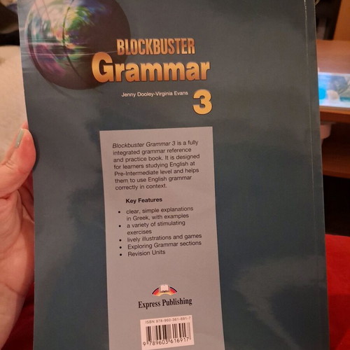 Blockbuster Grammar 3 English book like new