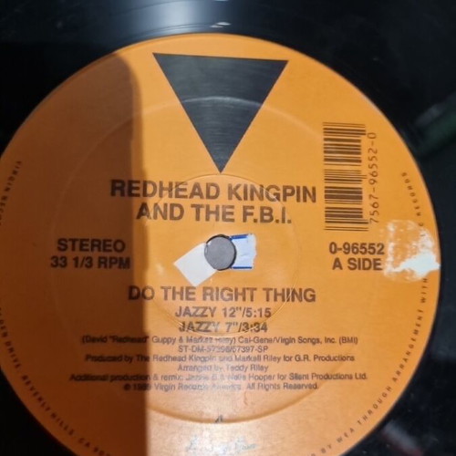 Redhead Kingpin and the FBI vinyl used