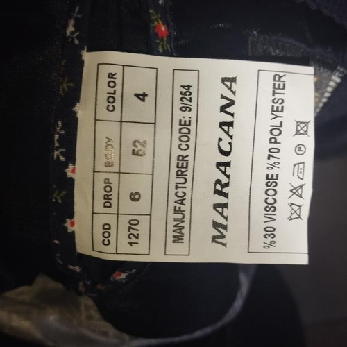 Maracana men's jacket size L like new, dark blue-black