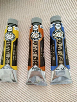 Rembrandt oil paints 40ml new, unused tubes