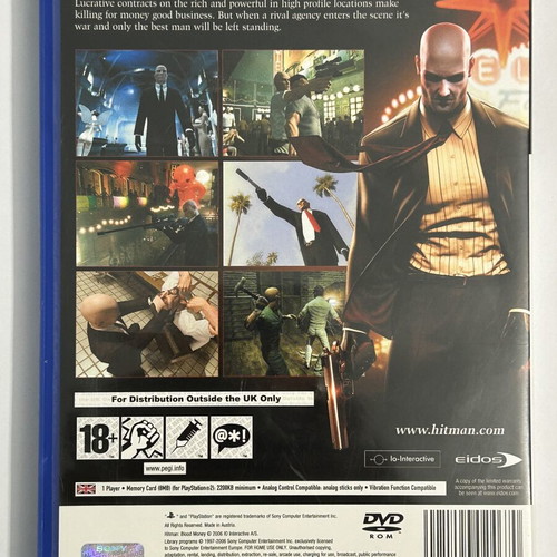 Hitman Blood Money PlayStation 2 game used