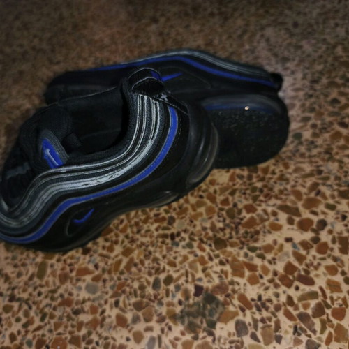 Nike Air Max 97 used sneakers black / blue size 38.5