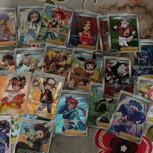 Pokemon Trainer Full Art Foil Cards set of 60 like new