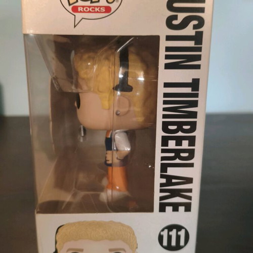 Justin Timberlake Funko Pop Rocks vinyl figure like new