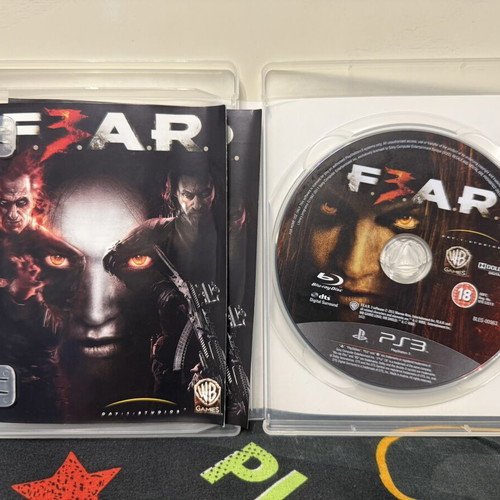 F.E.A.R. PlayStation 3 game used, rare first in series