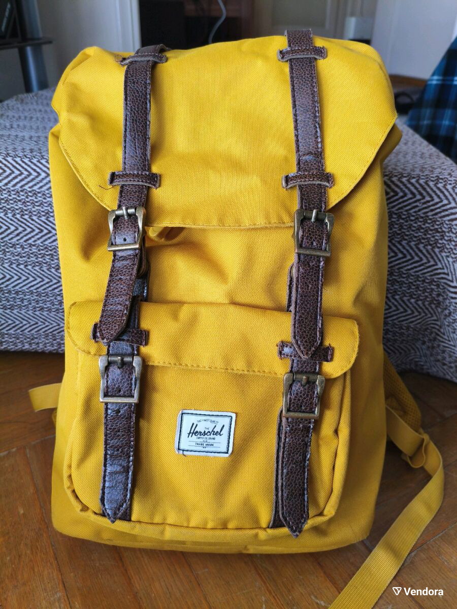 Herschel Heritage backpack yellow 19 lt -  40,00 - Vendora.cy