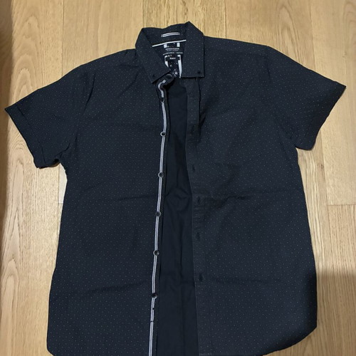 Short-sleeve shirt, black, small