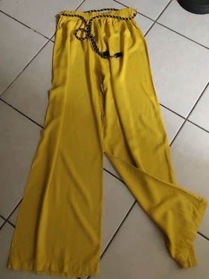 Yellow New Style Pants like new, airy fit S/M