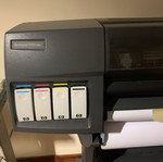 HP DesignJet 1050C plotter and Neolt trimmer