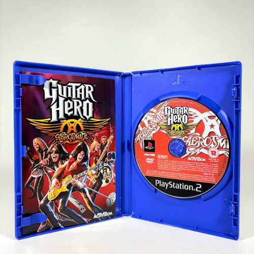 Guitar Hero Aerosmith PS2 used, complete with manual