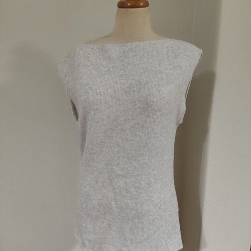 Pennyblack light gray wool sweater size L like new