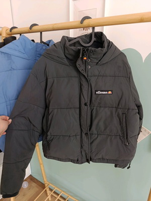Ellesse jacket used, size L, gray and blue