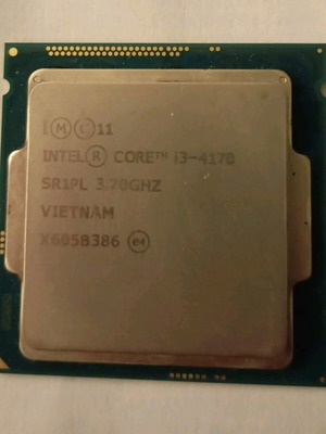 Intel Core i3 4170 processor used, socket LGA 1150