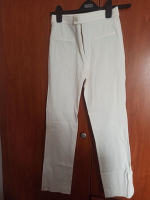 Τζιν Zara άσπρο αφόρετο, μέγεθος XS 34 6