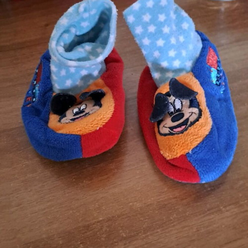 Baby booties used