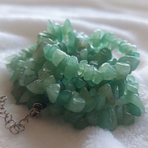 Jade nephrite necklace or bracelet series with 925° silver gold-plated clasp new