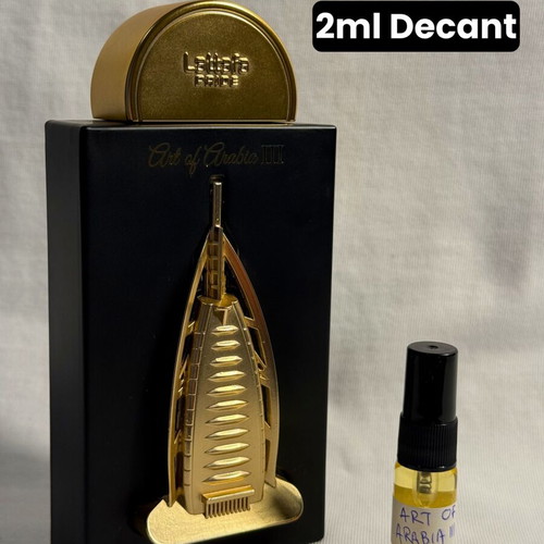 Lattafa Art of Arabia III Eau de Parfum 2ml decant like new