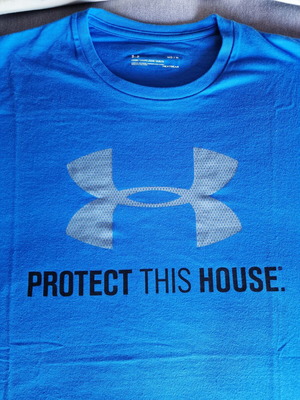 T-shirt Under Armour καινούριο, τιρκουάζ, μέγεθος M