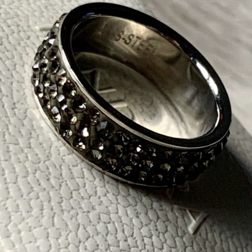 Ring used, stainless steel, elegant band