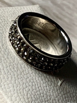 Ring used, stainless steel, elegant band