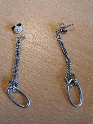 Σκουλαρίκια άσημη 925 σαν καινούργιο