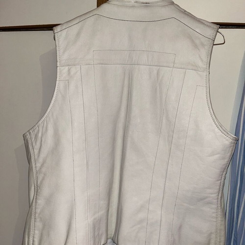 Miro leather vest size L like new, genuine leather, vintage 2010