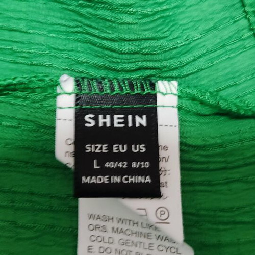 Summer dress green, like new, size Large
