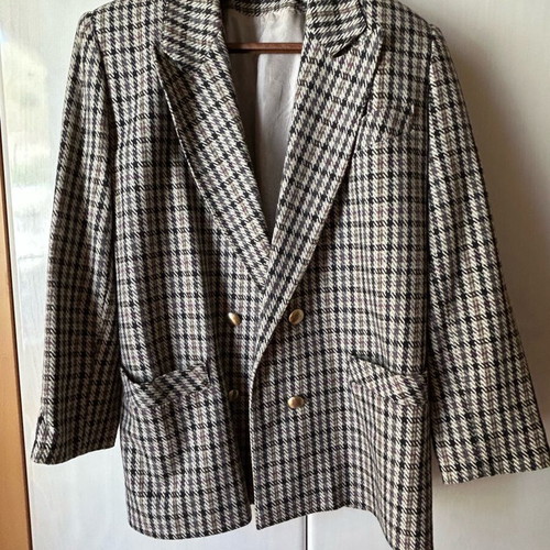 Checked autumn/winter blazer XL used