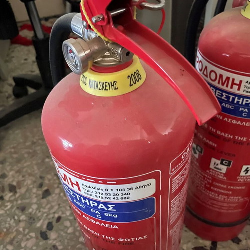 Fire extinguisher dry powder ABC 6Kg used