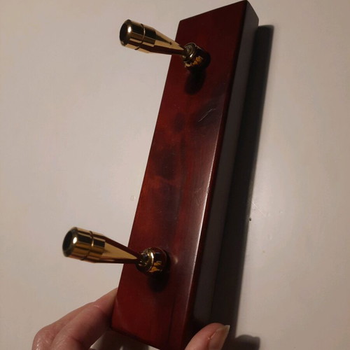 Wooden desk pen holder like new