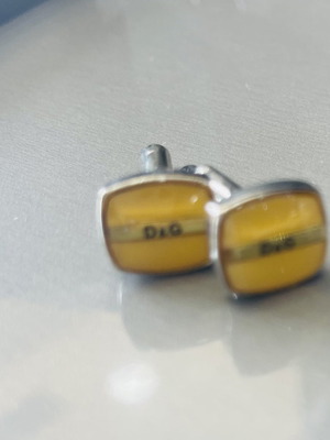 D&G cufflinks genuine Dolce Gabanna