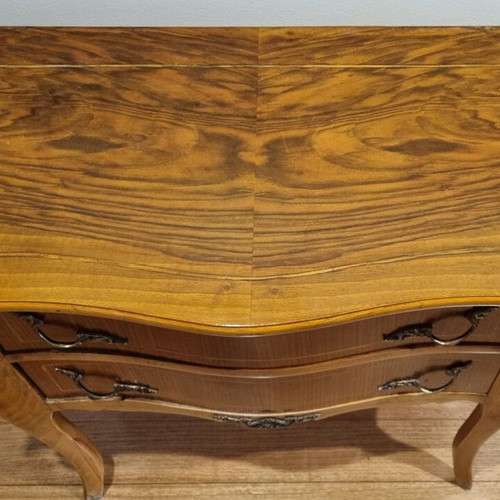 Console table used with two drawers