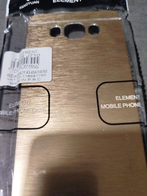 Samsung J710 phone case new, hard with aluminum back