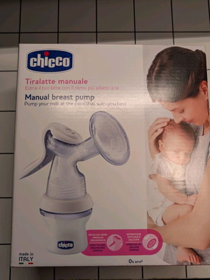Ръчна помпа за гърди Chicco като нова с клапан за контрол на потока