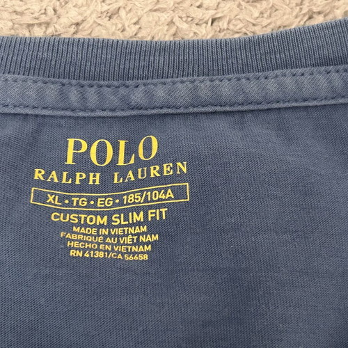 Polo Ralph Lauren Clancy T-Shirt Blue XL like new