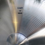 Crash 18" cymbal new, made in Turkey with splash cymbal gift