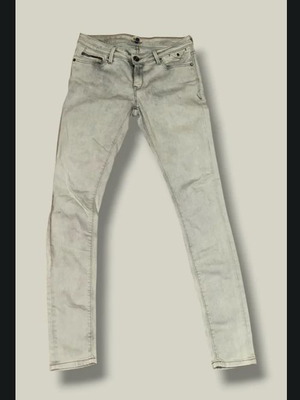 Hilfiger Denim γυναικείο στενό τζιν μεταχειρισμένο, γκρι, μέγεθος M