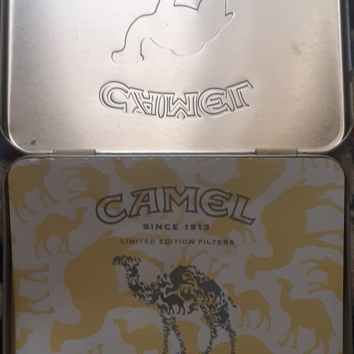 Camel collectible metal cigarette case like new