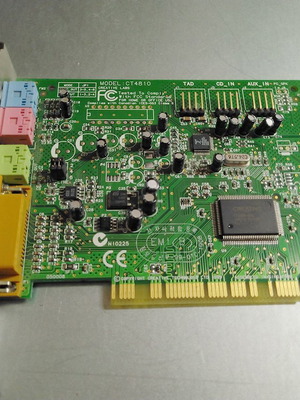 Κάρτα ήχου Creative Labs CT4810 μεταχειρισμένη για θύρα PCI