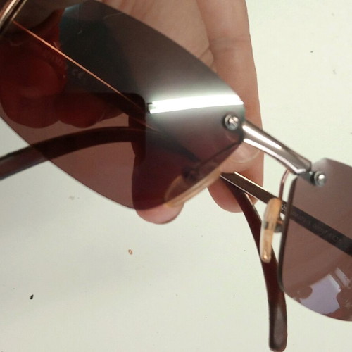 Max Mara authentic sunglasses new, brown with gold frame
