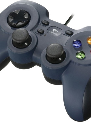 Logitech F310 Wired Gamepad for PC used, blue